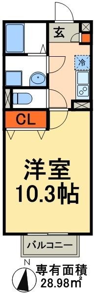 千葉県松戸市二十世紀が丘美野里町 松戸駅 1K アパート 賃貸物件詳細