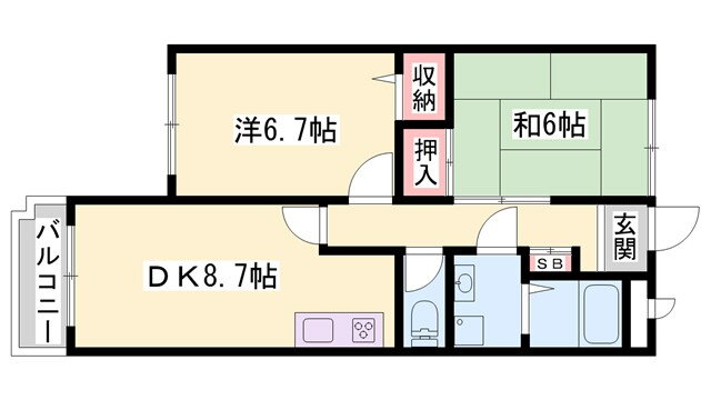 兵庫県明石市魚住町住吉１ 魚住駅 2LDK マンション 賃貸物件詳細
