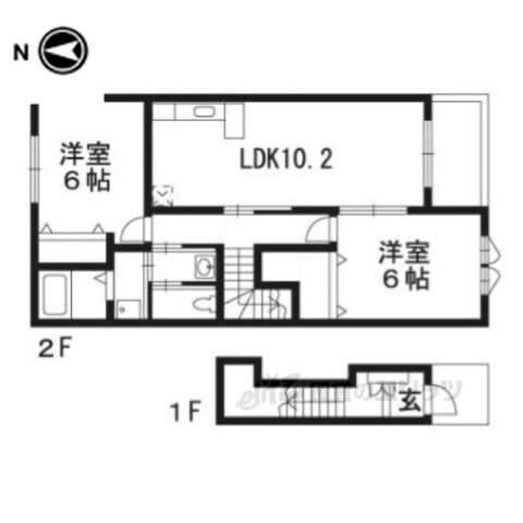 京都府南丹市園部町横田４号 園部駅 2LDK アパート 賃貸物件詳細
