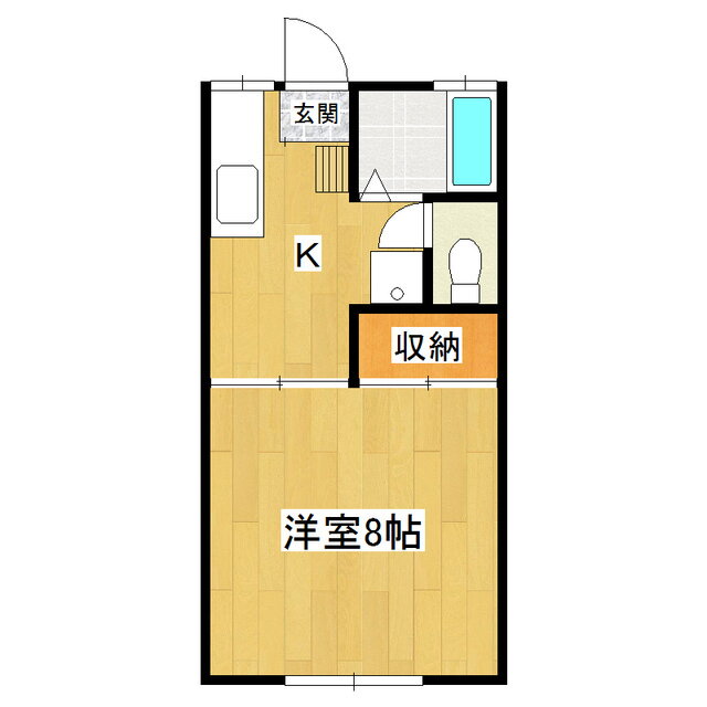 茨城県つくば市高見原１ 牛久駅 1K アパート 賃貸物件詳細