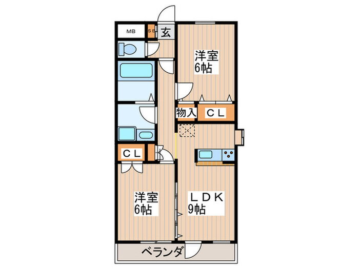 東京都小平市小川東町５ 新小平駅 2LDK アパート 賃貸物件詳細