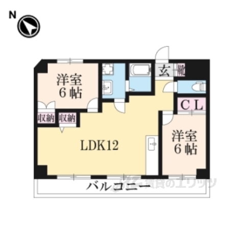 滋賀県守山市播磨田町 守山駅 2LDK マンション 賃貸物件詳細