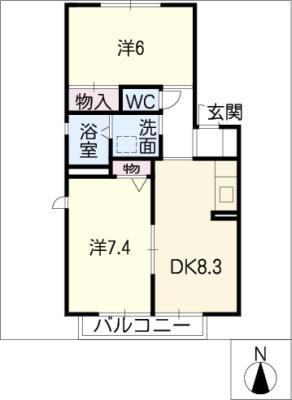 愛知県名古屋市中川区中須町 高畑駅 2DK アパート 賃貸物件詳細