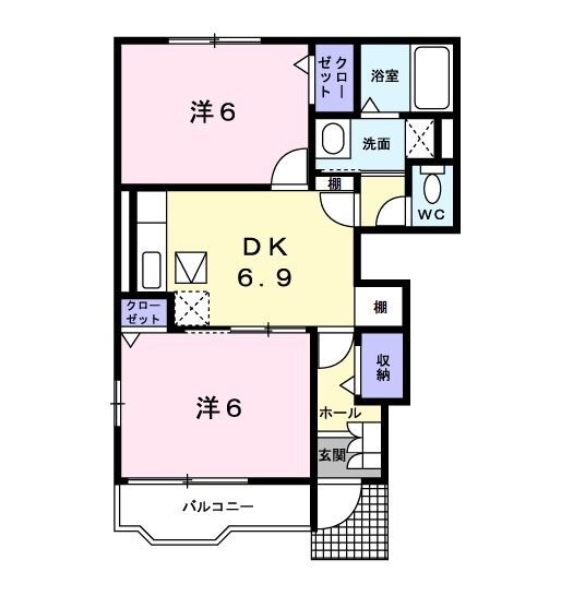 茨城県神栖市深芝 鹿島神宮駅 2DK アパート 賃貸物件詳細
