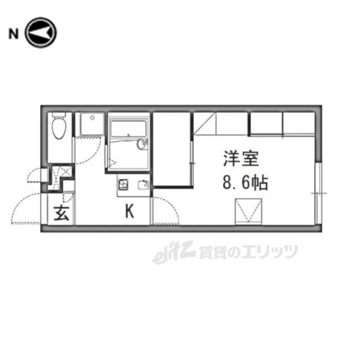 奈良県生駒郡斑鳩町興留６ 法隆寺駅 1K アパート 賃貸物件詳細