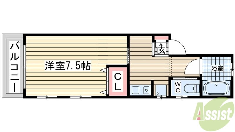 兵庫県神戸市長田区庄山町２ 板宿駅 1K マンション 賃貸物件詳細