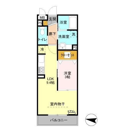 埼玉県越谷市レイクタウン６ 越谷レイクタウン駅 1LDK アパート 賃貸物件詳細