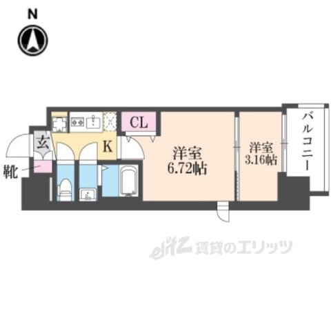 大阪府東大阪市横枕西 荒本駅 2K マンション 賃貸物件詳細