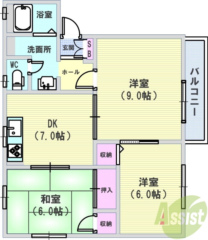 大阪府池田市宇保町 池田駅 3DK アパート 賃貸物件詳細