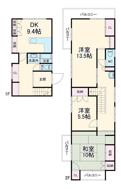 神之木町戸建 3DK 賃貸物件詳細