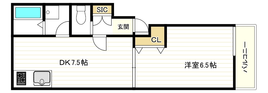 大阪府大阪市此花区春日出北１ 千鳥橋駅 1DK アパート 賃貸物件詳細