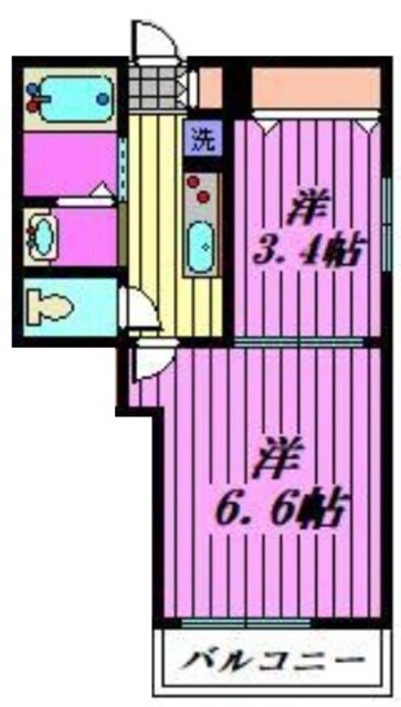 埼玉県所沢市上新井２ 西所沢駅 2K アパート 賃貸物件詳細