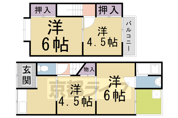 木ノ畑町貸家 4K 賃貸物件詳細