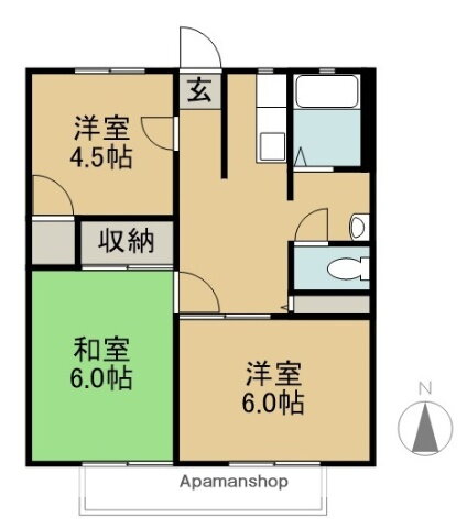 岡山県倉敷市中庄 中庄駅 3K アパート 賃貸物件詳細