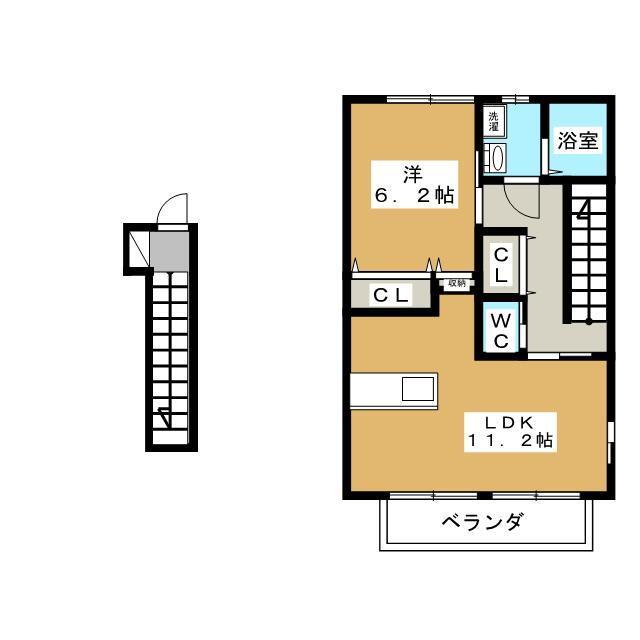 岐阜県関市下有知 関下有知駅 1LDK アパート 賃貸物件詳細