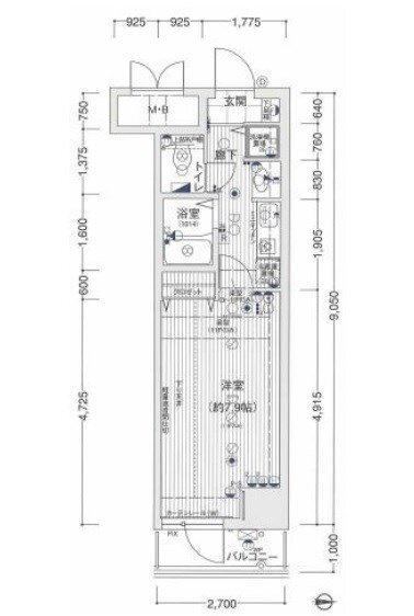 兵庫県神戸市中央区加納町３ 三ノ宮駅 1K マンション 賃貸物件詳細