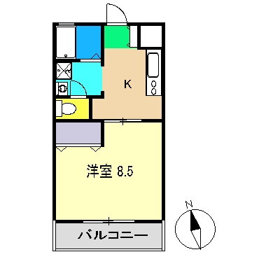高知県南国市田村 立田駅 1K マンション 賃貸物件詳細