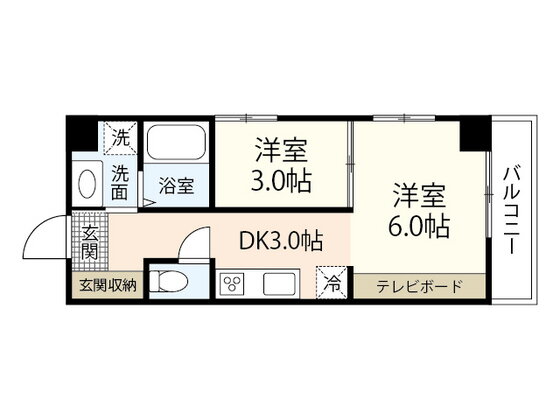 広島県広島市中区舟入町 舟入町駅 1LDK マンション 賃貸物件詳細