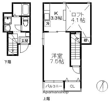 福岡県福岡市西区西都１ 九大学研都市駅 1K アパート 賃貸物件詳細