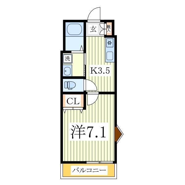 千葉県流山市向小金３ 南柏駅 1K アパート 賃貸物件詳細