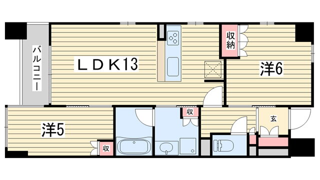 京都府京都市下京区恵美須之町 京都河原町駅 2LDK マンション 賃貸物件詳細