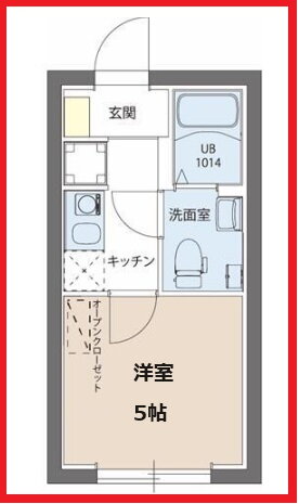 東京都足立区綾瀬２ 綾瀬駅 1K マンション 賃貸物件詳細