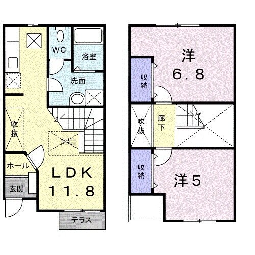 静岡県浜松市中央区富塚町 2LDK 一戸建て 賃貸物件詳細