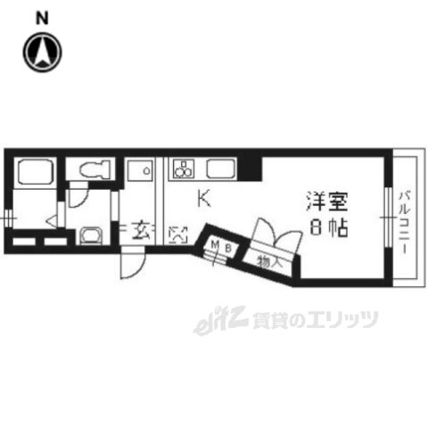 京都府京都市下京区妙伝寺町 四条駅 1K マンション 賃貸物件詳細