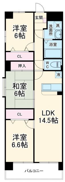 岐阜県岐阜市長良井田 岐阜駅 3LDK アパート 賃貸物件詳細