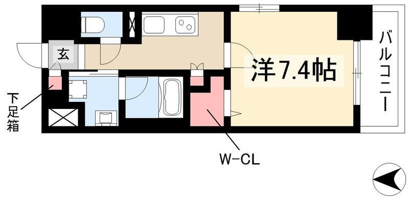 愛知県名古屋市千種区今池５ 今池駅 1K マンション 賃貸物件詳細