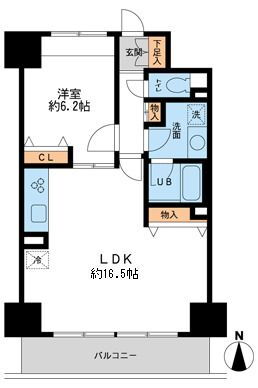 ウィルテラス千葉中央 4階 1LDK 賃貸物件詳細