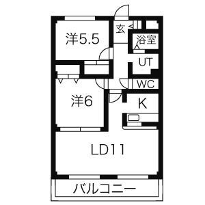 愛知県一宮市西大海道字本郷 布袋駅 2LDK マンション 賃貸物件詳細