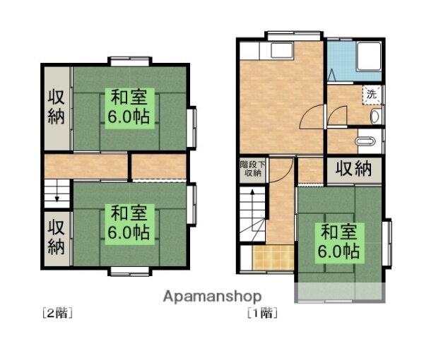 岩手県盛岡市大館町 前潟駅 3DK アパート 賃貸物件詳細