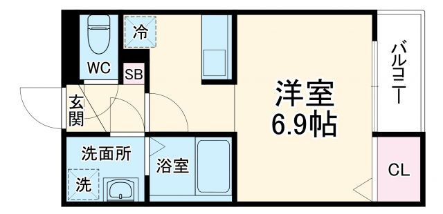 神奈川県厚木市幸町 本厚木駅 1K アパート 賃貸物件詳細