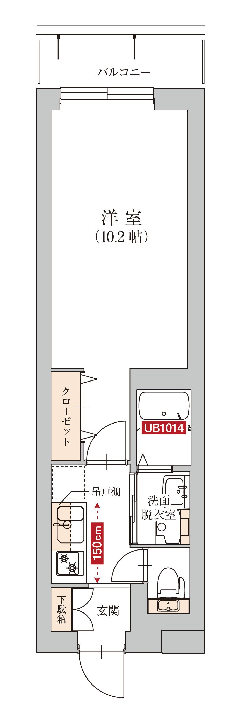 神奈川県横浜市鶴見区矢向２ 尻手駅 1K マンション 賃貸物件詳細