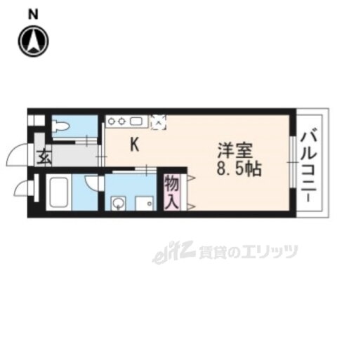 京都府宇治市莵道田中 三室戸駅 1K マンション 賃貸物件詳細