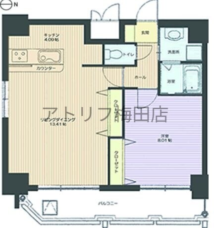 大阪府大阪市北区中津１ 中津駅 1LDK マンション 賃貸物件詳細