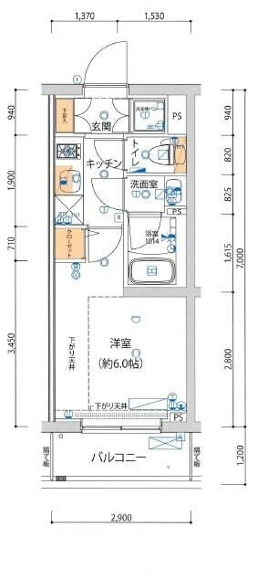 東京都足立区西綾瀬１ 綾瀬駅 1K マンション 賃貸物件詳細