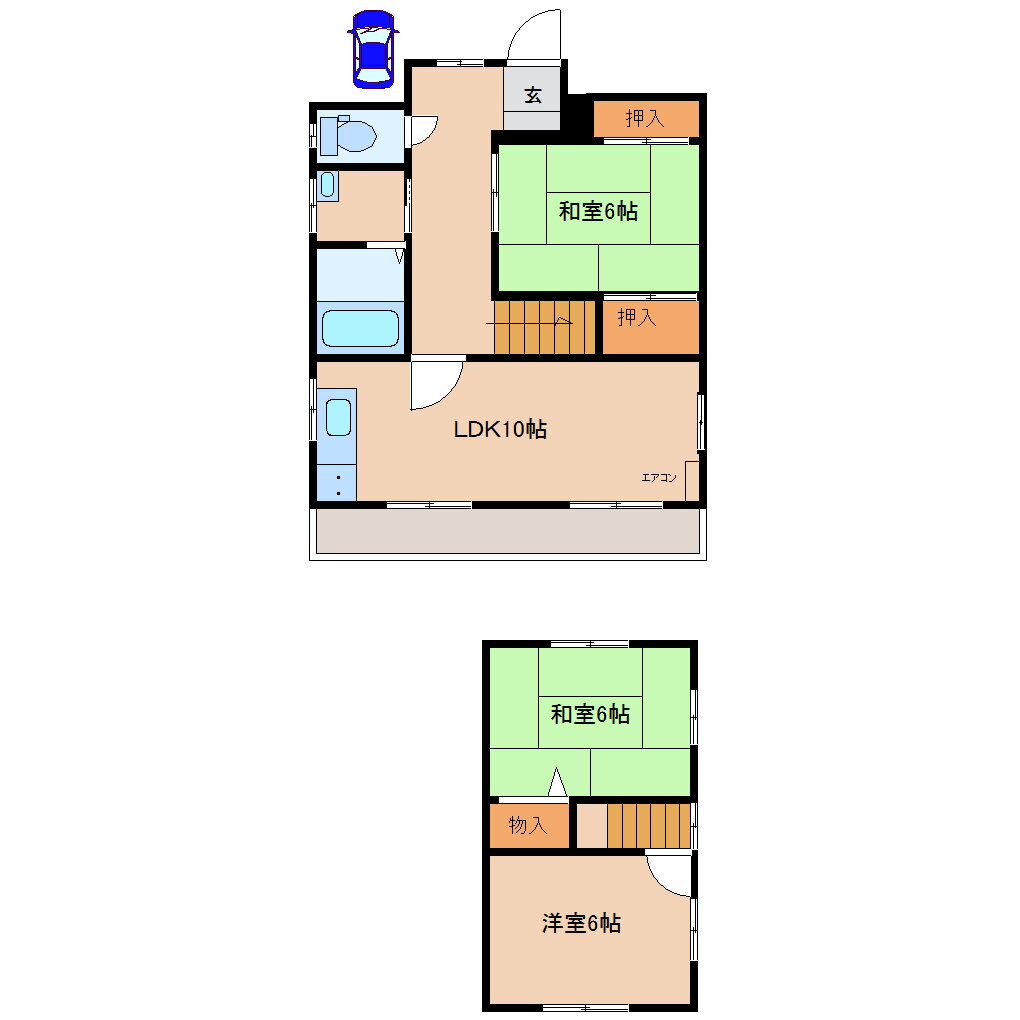 本郷町　貸家 3LDK 賃貸物件詳細