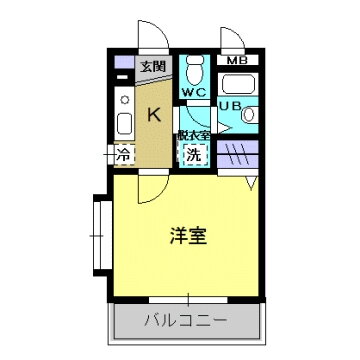 鹿児島県鹿児島市下伊敷１ 高見橋駅 1K マンション 賃貸物件詳細