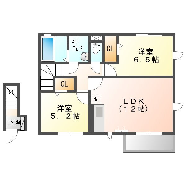 千葉県袖ヶ浦市今井３ 袖ケ浦駅 2LDK アパート 賃貸物件詳細