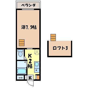 長崎県長崎市界２ 長崎駅 1K マンション 賃貸物件詳細