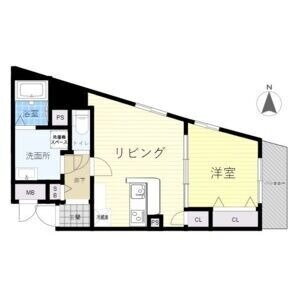 大阪府大阪市東住吉区桑津５ 北田辺駅 1LDK マンション 賃貸物件詳細