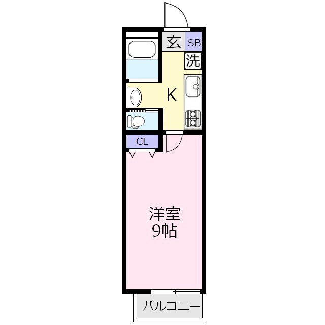 朋久レジデンス上福岡 2階 1K 賃貸物件詳細
