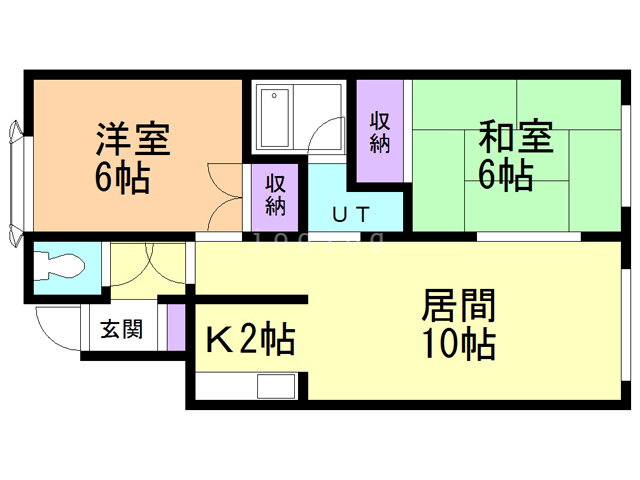 北海道札幌市中央区南十八条西１４ ロープウェイ入口駅 2LDK アパート 賃貸物件詳細