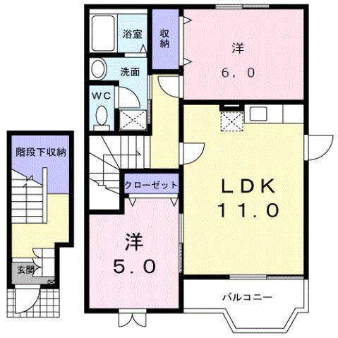 鹿児島県霧島市国分福島１ 国分駅 2LDK アパート 賃貸物件詳細
