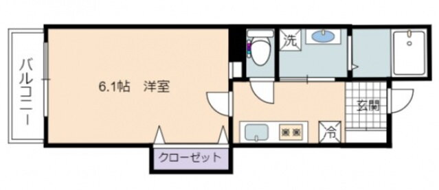 広島県呉市本通２ 呉駅 1K マンション 賃貸物件詳細