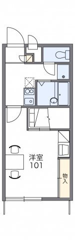 Ｊ 1階 1K 賃貸物件詳細