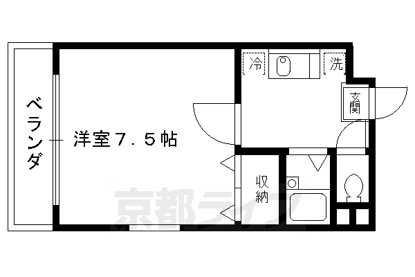 京都府京都市東山区慈法院庵町 清水五条駅 1K マンション 賃貸物件詳細