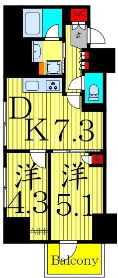 東京都荒川区荒川５ 町屋駅 2DK マンション 賃貸物件詳細